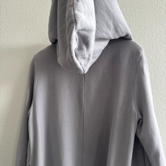 Prairie Underground Unphased Hoodie Grey Double Layer Organic Cotton Lagenlook - Picture 7 of 13